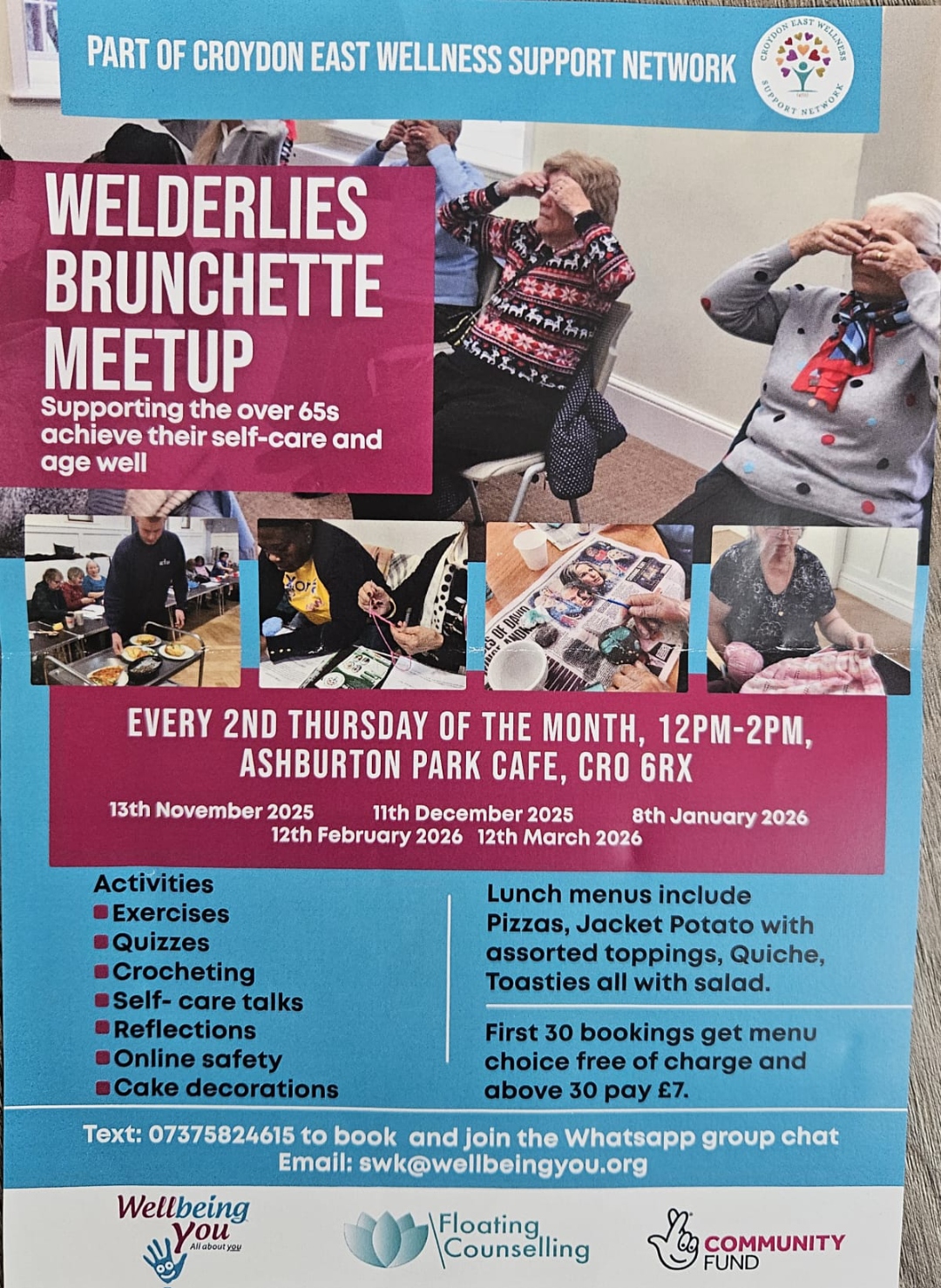 Welderlies Brunchette Meetup Flyer