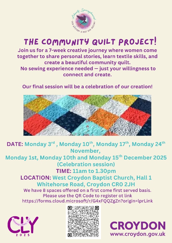 Community Quilt Project Poster